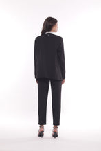 Carica l'immagine nel visualizzatore di Gallery, pantalone palloncino elastico dietro in tessuto tecnico - mimì muà - nero 2025