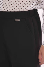 Carica l'immagine nel visualizzatore di Gallery, pantalone palloncino elastico dietro in tessuto tecnico - mimì muà - nero 2025