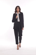 Carica l'immagine nel visualizzatore di Gallery, pantalone palloncino elastico dietro in tessuto tecnico - mimì muà - nero 2025
