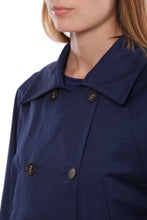 Carica l'immagine nel visualizzatore di Gallery, trench cropped in gabardina - mimì muà - blu