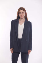 Carica l'immagine nel visualizzatore di Gallery, giacca lunga in manofredda - mimì muà - blu