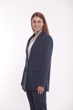 Carica l'immagine nel visualizzatore di Gallery, giacca lunga in manofredda - mimì muà - blu