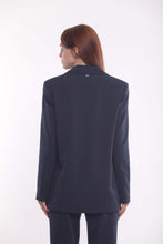 Carica l'immagine nel visualizzatore di Gallery, giacca lunga in manofredda - mimì muà - blu