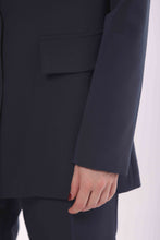 Carica l'immagine nel visualizzatore di Gallery, giacca lunga in manofredda - mimì muà - blu