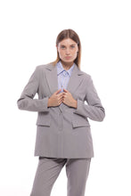 Carica l'immagine nel visualizzatore di Gallery, giacca lunga in manofredda - mimì muà - grigio