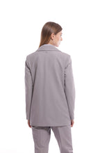 Carica l'immagine nel visualizzatore di Gallery, giacca lunga in manofredda - mimì muà - grigio