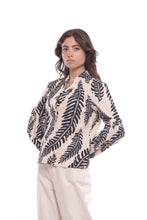Carica l'immagine nel visualizzatore di Gallery, blusa fantasia leaves - mimì muà - panna