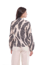 Carica l'immagine nel visualizzatore di Gallery, blusa fantasia leaves - mimì muà - panna