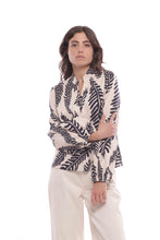 Carica l'immagine nel visualizzatore di Gallery, blusa fantasia leaves - mimì muà - panna