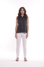 Carica l'immagine nel visualizzatore di Gallery, pantalone sigaretta in gabardina - mimì muà - bianco 2025
