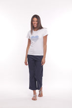 Carica l'immagine nel visualizzatore di Gallery, pantalone wide leg in gabardina - mimì muà - blu 2025