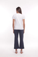 Carica l'immagine nel visualizzatore di Gallery, pantalone wide leg in gabardina - mimì muà - blu 2025