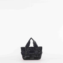 Carica l&#39;immagine nel visualizzatore di Gallery, borsa a mano piccola in nylon con intreccio - mimì muà - nero
