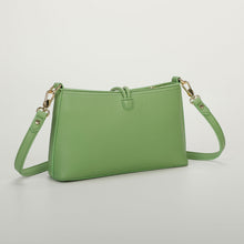 Carica l'immagine nel visualizzatore di Gallery, borsa a tracolla con chiusura a bottone - mimì muà - verde