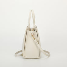 Carica l'immagine nel visualizzatore di Gallery, borsa shopping con chiusura a bottone - mimì muà - bianco