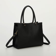 Carica l'immagine nel visualizzatore di Gallery, borsa shopper basic ruvida - mimì muà - nero