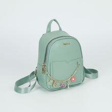 Carica l'immagine nel visualizzatore di Gallery, zaino piccolo con catena - mimì muà - verde salvia
