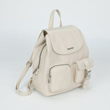 Carica l'immagine nel visualizzatore di Gallery, zaino in nylon con tasche - mimì muà - beige