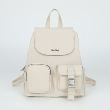 Carica l'immagine nel visualizzatore di Gallery, zaino in nylon con tasche - mimì muà - beige