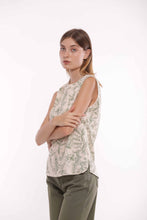 Carica l'immagine nel visualizzatore di Gallery, top fantasia toile de jouy - mimì muà - verde militare