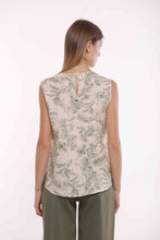 Carica l'immagine nel visualizzatore di Gallery, top fantasia toile de jouy - mimì muà - verde militare