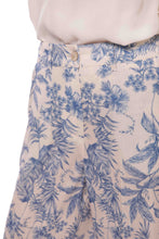 Carica l'immagine nel visualizzatore di Gallery, pantalone palazzo fantasia toile de jouy - mimì muà - azzurro 2025