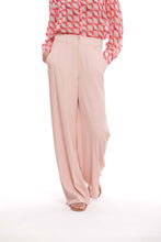 Carica l'immagine nel visualizzatore di Gallery, pantalone palazzo con elastico in cadì - mimì muà - cipria