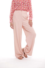 Carica l'immagine nel visualizzatore di Gallery, pantalone palazzo con elastico in cadì - mimì muà - cipria