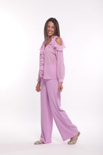 Carica l'immagine nel visualizzatore di Gallery, pantalone palazzo con elastico in cadì - mimì muà - cilamino