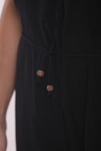 Carica l'immagine nel visualizzatore di Gallery, tuta in simil lino - mimì muà - nero 2025