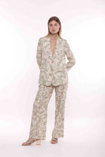 Carica l'immagine nel visualizzatore di Gallery, giacca lunga fantasia toile de jouy - mimì muà - verde militare