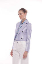 Carica l'immagine nel visualizzatore di Gallery, giacca cropped laminata - mimì muà - lilla