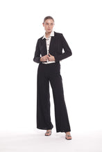 Carica l'immagine nel visualizzatore di Gallery, pantalone palazzo in ity - mimì muà - nero 2025