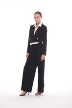 Carica l'immagine nel visualizzatore di Gallery, pantalone palazzo in ity - mimì muà - nero 2025