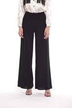 Carica l'immagine nel visualizzatore di Gallery, pantalone palazzo in ity - mimì muà - nero 2025