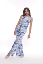 Carica l'immagine nel visualizzatore di Gallery, pantalone palazzo fantasia - mimì muà - bianco azzurro 2025