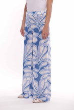 Carica l'immagine nel visualizzatore di Gallery, pantalone palazzo fantasia - mimì muà - bianco azzurro 2025