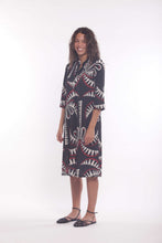 Carica l'immagine nel visualizzatore di Gallery, abito longuette in ity fantasia - mimì muà - nero