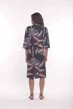 Carica l'immagine nel visualizzatore di Gallery, abito longuette in ity fantasia - mimì muà - nero