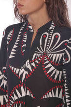 Carica l'immagine nel visualizzatore di Gallery, abito longuette in ity fantasia - mimì muà - nero