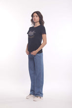 Carica l'immagine nel visualizzatore di Gallery, t-shirt "you rock" - mimì muà - nero
