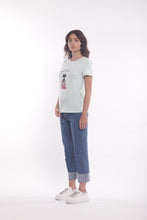 Carica l'immagine nel visualizzatore di Gallery, t-shirt " A GOOD DAY" - mimì muà - verde acqua