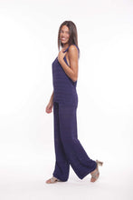 Carica l&#39;immagine nel visualizzatore di Gallery, pantalone palazzo in maglia crochet - mimì m 2025uà - blu

