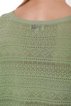 Carica l&#39;immagine nel visualizzatore di Gallery, maglia over crochet - mimì muà - verde salvia
