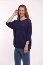 Carica l&#39;immagine nel visualizzatore di Gallery, maglia over crochet - mimì muà - blu
