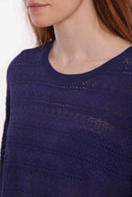Carica l&#39;immagine nel visualizzatore di Gallery, maglia over crochet - mimì muà - blu

