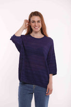 Carica l&#39;immagine nel visualizzatore di Gallery, maglia over crochet - mimì muà - blu
