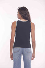 Carica l&#39;immagine nel visualizzatore di Gallery, top in maglia con dettagli bicolor - mimì muà - blu bianco

