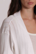 Carica l'immagine nel visualizzatore di Gallery, cardigan in maglia traforato - mimì muà - panna
