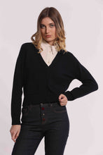 Carica l'immagine nel visualizzatore di Gallery, maglia cardigan con tasche - mimì muà - blu
